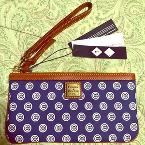 Dooney and Bourke Chicago Cubs large slim wristlet